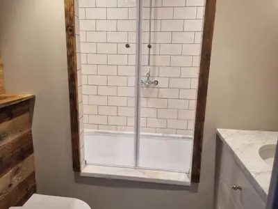 Salle de bains dans l'établissement Tignes Studio 20m² - 2 pers, Balcon, Vue Montagne - FR-1-449-192