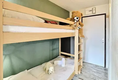 Un ou plusieurs lits dans un hébergement de l'établissement Résidence Home Club - Bel appartement rénové pouvant acueillir 4 personnes à Tignes Lavachet MAE-2184