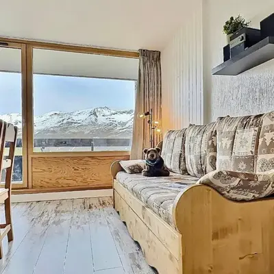 Studio rénové pour 4 personnes proche pistes à Tignes Lavachet - FR-1-411-911