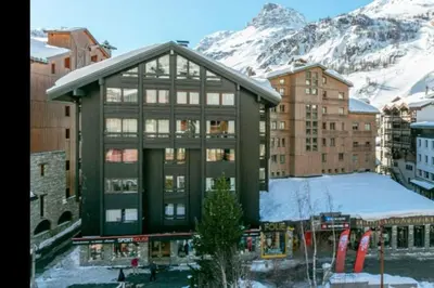 Vue générale sur la montagne ou vue sur la montagne depuis l'appartement