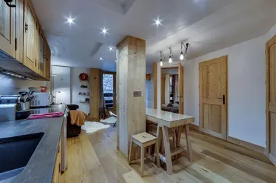 Cuisine ou kitchenette dans l'établissement SOLAISE 104