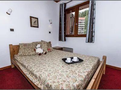 Un ou plusieurs lits dans un hébergement de l'établissement Appartement confortable 6 pers - Centre Val-d'Isère - FR-1-518-140