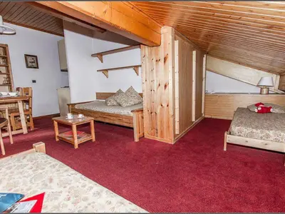 Un ou plusieurs lits dans un hébergement de l'établissement Appartement confortable 6 pers - Centre Val-d'Isère - FR-1-518-140