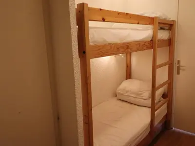 Un ou plusieurs lits dans un hébergement de l'établissement Studio confortable 4 pers · Balcon · Wifi · Animaux admis - FR-1-502-542