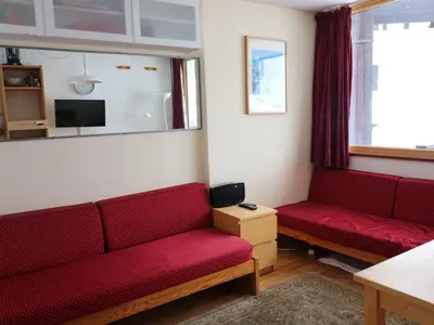 Coin salon dans l'établissement Studio confortable 4 pers · Balcon · Wifi · Animaux admis - FR-1-502-542