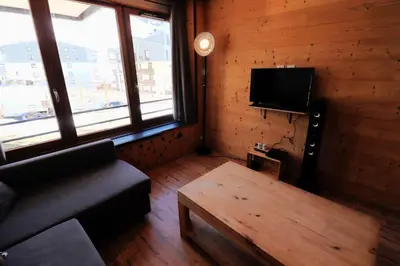 Télévision ou salle de divertissement dans l'établissement Résidence Tufs - Appartement fonctionnel· Pied des pistes MAE-0344