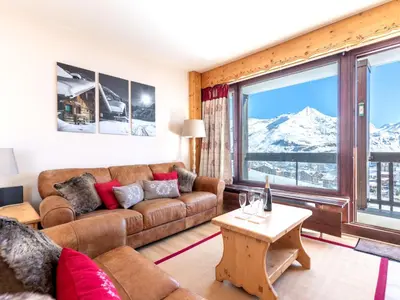 Vue générale sur la montagne ou vue sur la montagne depuis l'appartement