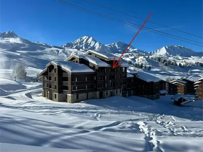 L'établissement Belle Plagne - Skis aux pieds - Pierre de Soleil en hiver