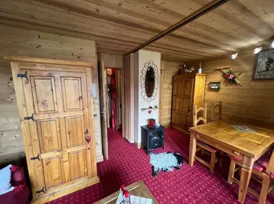 Coin salon dans l'établissement Belle Plagne - Skis aux pieds - Pierre de Soleil