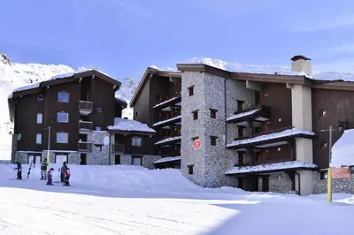 L'établissement Résidence Amethyste - Appartement rénové · Ski aux pieds · Vue pistes · Balcon MAE-3487 en hiver