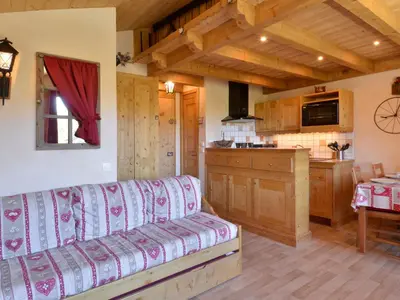 Cuisine ou kitchenette dans l'établissement Studio rénové 3/4 pers · Coeur de Belle Plagne · Animaux admis - FR-1-181-2748