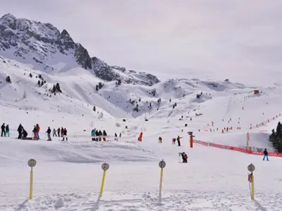 L'établissement Appartement skis aux pieds, animaux admis - FR-1-181-2771 en hiver
