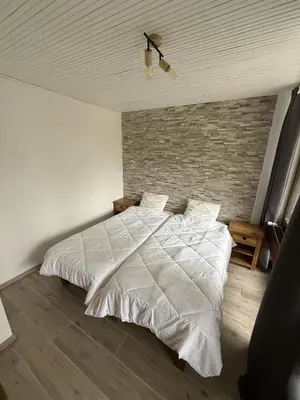 Un ou plusieurs lits dans un hébergement de l'établissement Appartement Tignes 2100 - 6-8 personnes - 2 chambres - 3 Télévisions - Wifi inclus