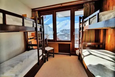 Un ou plusieurs lits dans un hébergement de l'établissement Résidence Curling B1-b2 - Appartement confortable · Proche des pistes MAE-6851