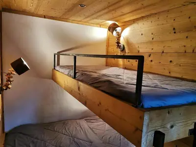 Un ou plusieurs lits dans un hébergement de l'établissement Sefcotel - Studio cabine 4 personnes COSY MAE-0321