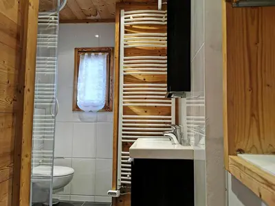 Salle de bains dans l'établissement Sefcotel - Studio cabine 4 personnes COSY MAE-0321