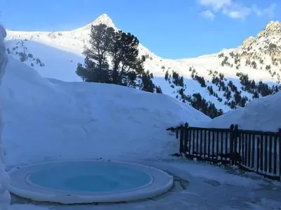 L'établissement Le Refuge d'Elyze en hiver