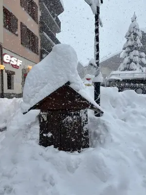 L'établissement Le Refuge d'Elyze en hiver