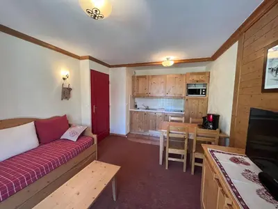 Plan de l'établissement Appartement à Lanslebourg-Val Cenis, résidence Les Alpages, 4 pers, piscine, sauna, parking inclus - FR-1-508-286