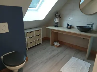 Salle de bains dans l'établissement la grande ourse
