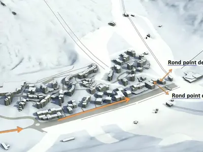 L'établissement Appartement rénové avec balcon skis aux pieds à Tignes - FR-1-502-548 en hiver