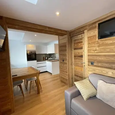 Appartement rénové avec balcon skis aux pieds à Tignes - FR-1-502-548