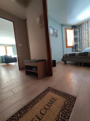 Un ou plusieurs lits dans un hébergement de l'établissement COSY EDEN SKI - Luxueux appartement T4 skis aux pieds à Tignes 2100