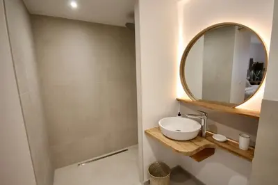 Salle de bains dans l'établissement Sourire Altitude