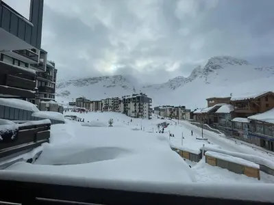 L'établissement Studio rénové avec Balcon, Pieds des pistes, WIFI - FR-1-502-552 en hiver