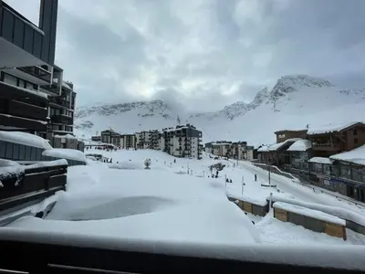 L'établissement Résidence Sefcotel - Studio rénové·Pieds des pistes ·Balcon MAE-8201 en hiver