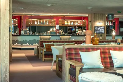 Salon ou bar de l'établissement Belambra Clubs Tignes Val Claret