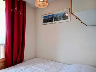 Un ou plusieurs lits dans un hébergement de l'établissement Résidence Cret De L'ours 2 - Appartement 2 pièces 4 personnes à Vallandry proche des pistes et des commerces MAE-5111