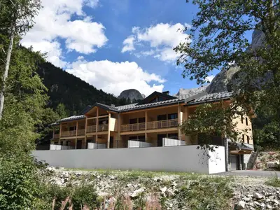 Vue générale sur la montagne ou vue sur la montagne depuis l'appartement