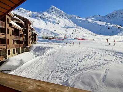 L'établissement Appartement 2 pièces avec belle vue sur pistes, animaux admis - FR-1-455-252 en hiver