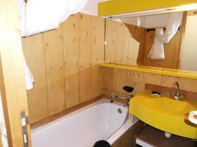Salle de bains dans l'établissement Résidence Themis - Appartement fonctionnel ·Accès direct aux pistes · Vue pistes MAE-0931