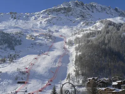 L'établissement Grand Paradis en hiver