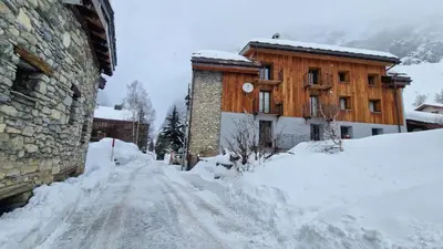 L'établissement Au Fil du Temps en hiver