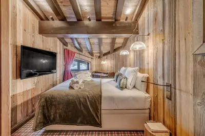 Un ou plusieurs lits dans un hébergement de l'établissement 4 bedrooms Solaise Penthouse