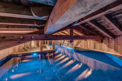 Piscine de l'établissement 4 bedrooms Solaise Penthouse ou située à proximité