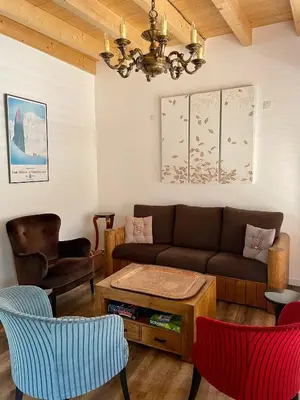 Coin salon dans l'établissement La MaiZon du Bois 1 er étage