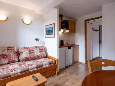 Cuisine ou kitchenette dans l'établissement Résidence Les Terrasses de Termignon - Val-Cenis