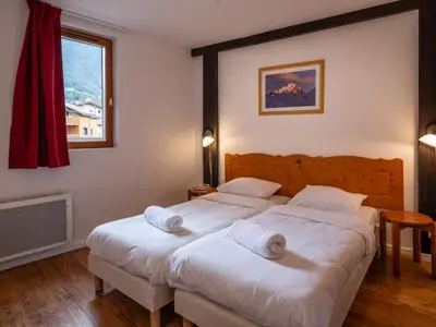 Un ou plusieurs lits dans un hébergement de l'établissement Résidence Les Terrasses de Termignon - Val-Cenis