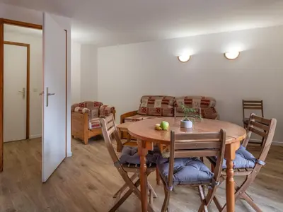Coin salon dans l'établissement Résidence Les Terrasses de Termignon - Val-Cenis