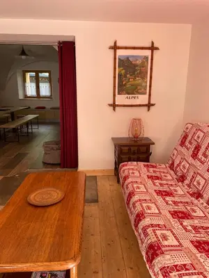 Coin salon dans l'établissement La MaiZon du Bois Rez-de-Chaussée