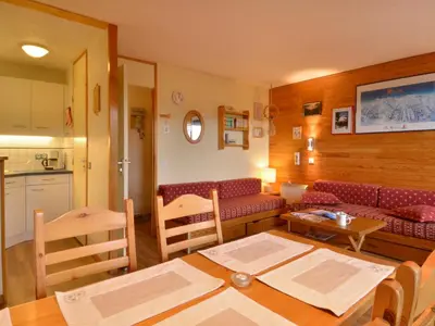 Cuisine ou kitchenette dans l'établissement Appartement confortable 3 pièces pour 6/7 pers, animaux admis - FR-1-181-2767