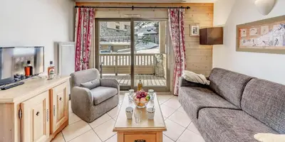 Coin salon dans l'établissement Résidence Telemark - 3 Pièces pour 6 Personnes MAE-8461