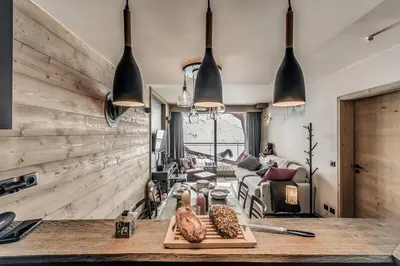 Cuisine ou kitchenette dans l'établissement Résidence Phoenix - 2 pièces cabine 4 personnes 4 MAE-8371