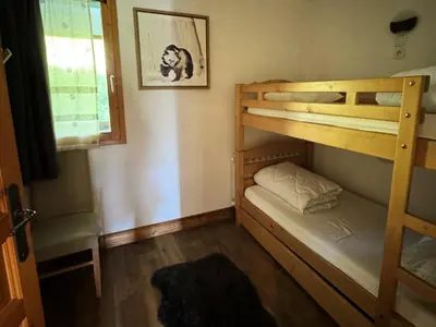 Un ou plusieurs lits dans un hébergement de l'établissement Résidence Le Centaure - Appartement spacieux et chaleureux · Ski aux pieds · Vue pistes MAE-0561