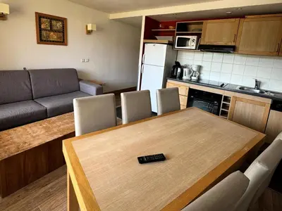 Cuisine ou kitchenette dans l'établissement Résidence Le Centaure - Appartement pour 6 personnes · Ski aux pieds · Sur le haut de Belle Plagne MAE-0631