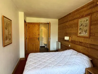 Un ou plusieurs lits dans un hébergement de l'établissement Résidence Le Centaure - Appartement agréable · Résidence ski aux pieds · Vue sur les pistes MAE-0681